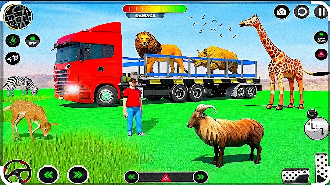 Animals Transport Truck Simulator 3D: Ultimate Animal Rescue Mission