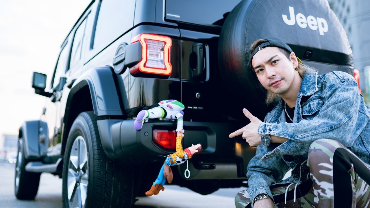 Jeepにトイストーリーのおもちゃくっ付けてみた Iamvlog 5 Youtube