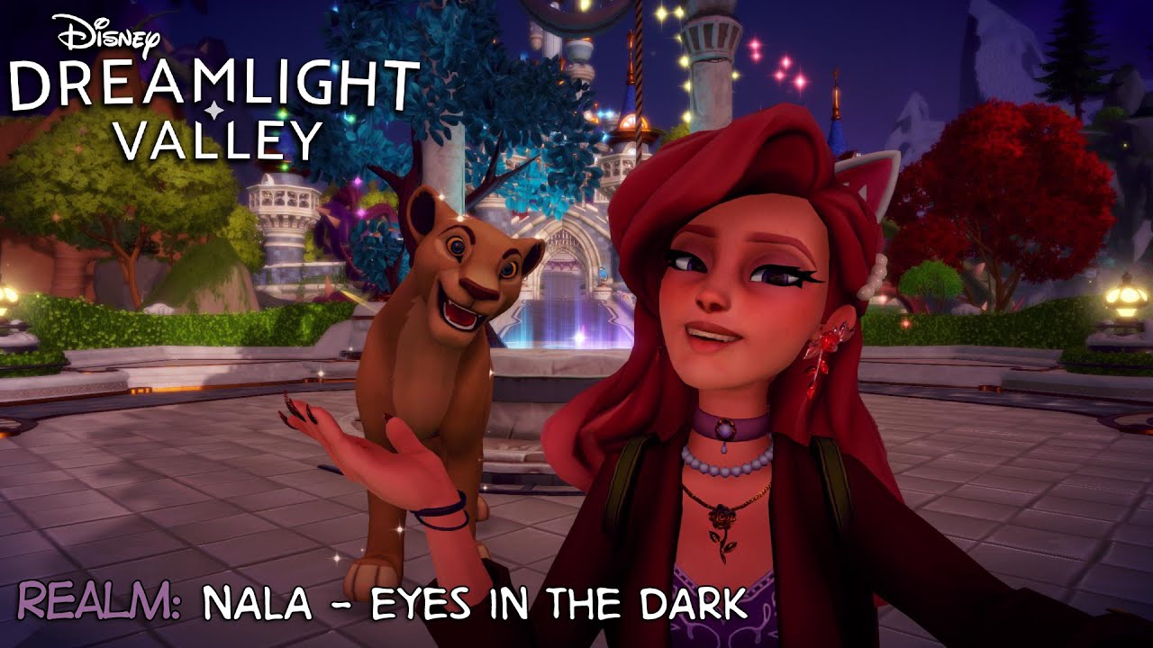 Dreamlight Valley Realm Nala Eyes in the Dark YouTube