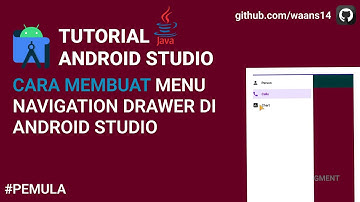 Cara Membuat Menu Navigation Drawer Di Android Studio | Android Studio Tutorial