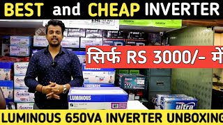 LUMINOUS Inverter Ecowatt+ 650va Unboxing | BEST and CHEAP Inverter For Home Use | Inverter Guide screenshot 4