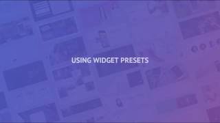 Celebrity 5.7 Using Widget Presets [PRO] Profile