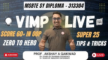 OOP VERY IMP QUESTIONS Special Lecture | OOP | SY DIPLOMA | K - Scheme 💻🚀
