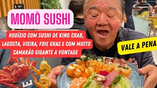Momô Sushi - Rodízio Japonês com Sushi de lagosta, King crab, vieira, camarão gigante e muito mais