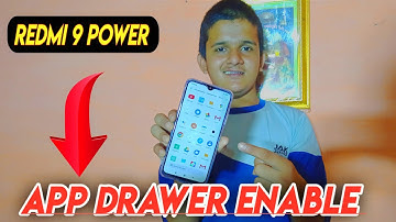 Redmi 9 power app drawer enable | MIUI update new future app drawer | redmi 9 power app drawer hindi
