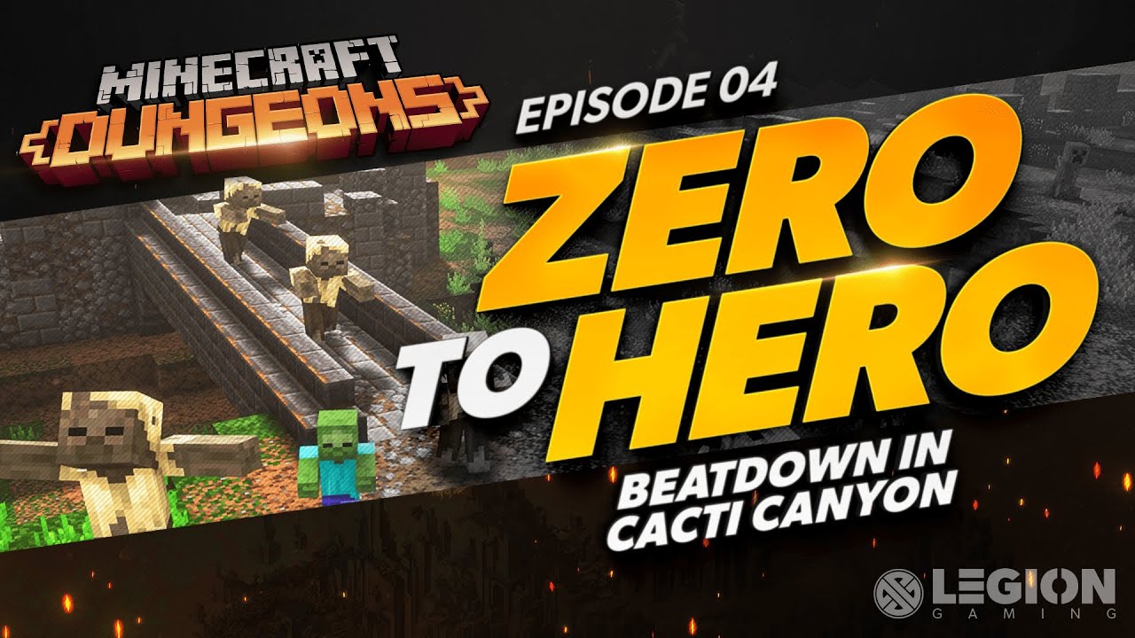 Minecraft Dungeons - Beatdown in Cacti Canyon | Lets Play | Zero To ...