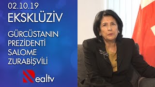 Gürcüstanın prezidenti Salome Zurabişvili - EKSKLÜZİV, VİDEO