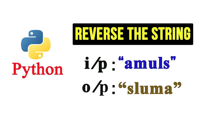 Python Tutorial - Reverse a String Using for loop