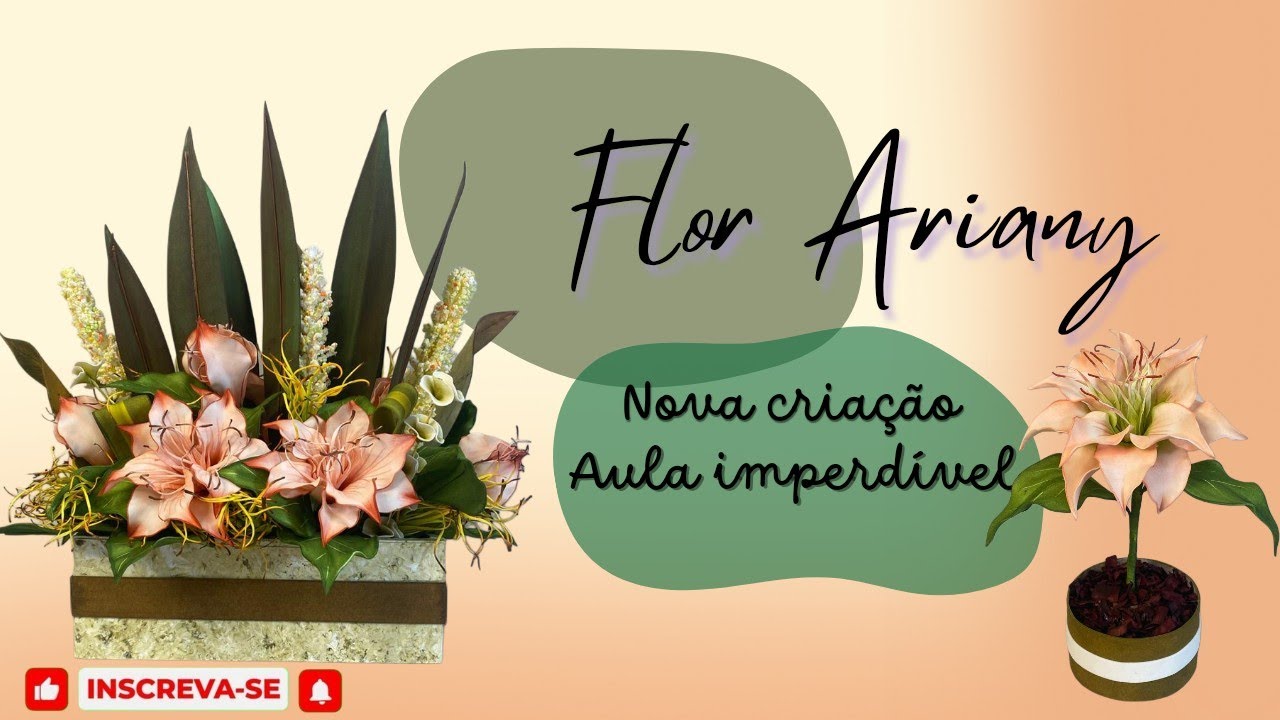 Flor Ariany: Uma Homenagem em Forma de Arte. 