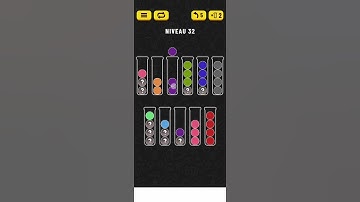 2023 Ball Sort Level 32 Walkthrough Solution Android/iOS