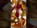 Easy and healthy lunch ~ Tomato Broth with Pasta & Feta 🍅🐚 recipe on ig & tiktok #healthysoup