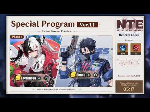 MASSIVE NTE 1.1 LIVESTREAM — Banners, Free Rewards, Codes & New Characters