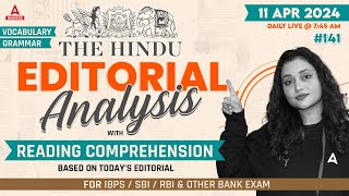 11 April The Hindu Editorial Analysis | The Hindu Vocabulary for Bank, SSC & Other Exams