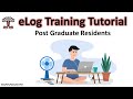 KEMU eLog Training Tutorial for PG Trainees