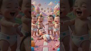 👶✨ Cuteness Overload: Baby Gang Is Here! 😍 #shorts #ai #aivideo