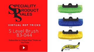Rep Tricks - 83-044 5 Level Flow Through Brush SM Arnold - Best Carwash Brush