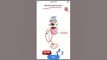 EASY GAME | LEVEL 133 Knit The Scarf On Time