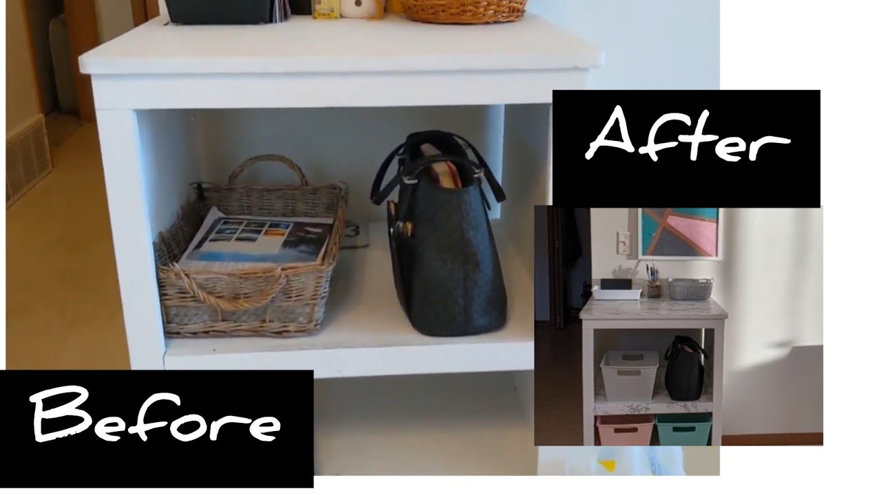 Mail / Command Center (Shelf DIY - Contact Paper)