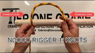 NCCCO RIGGER 1: YOU NEED TO KNOW THESE KNOTS!