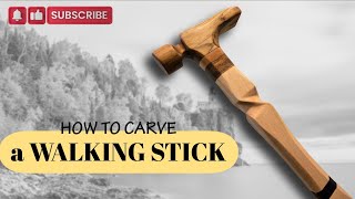 CUSTOM WALKING STICK CARVING