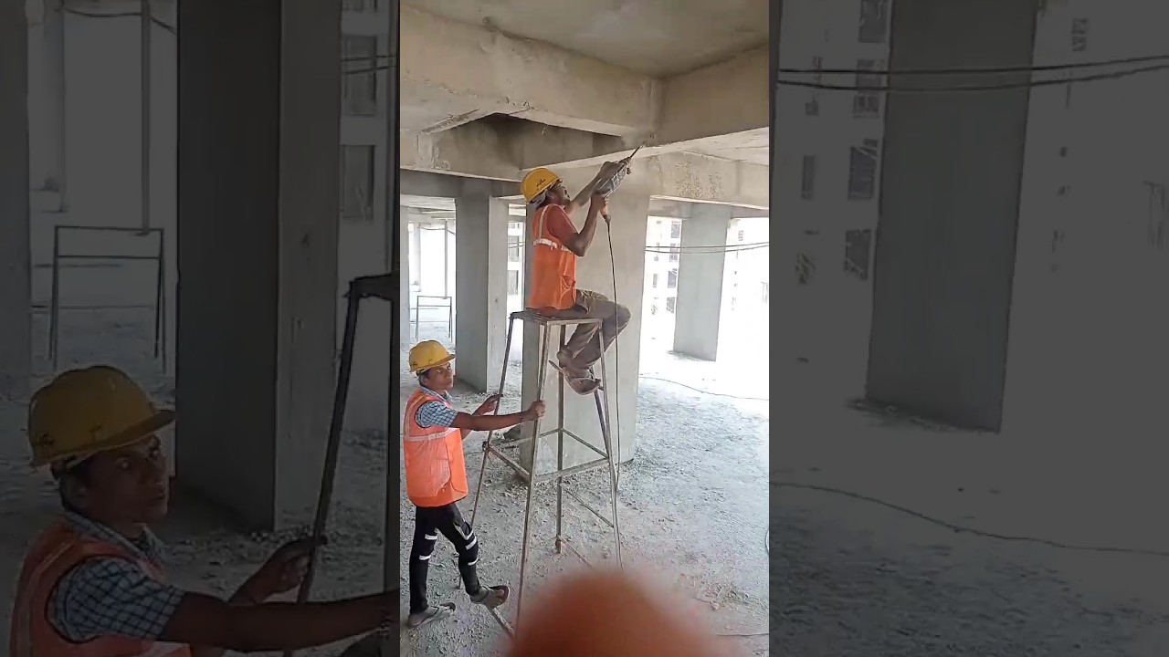 Chipping of beam😯😯✌🏻 