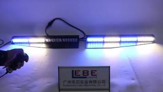 LB1105G Blue White LED Split Visor Strobe Light
