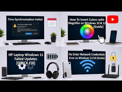 Fix "Enter Network Credentials" Error on Windows 11 & 10 – Easy Guide (2025)