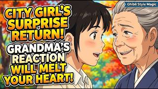 City Girl's Surprise Return to Grandma's Village Melts Hearts – Ghibli Cozy Magic | Full Story
