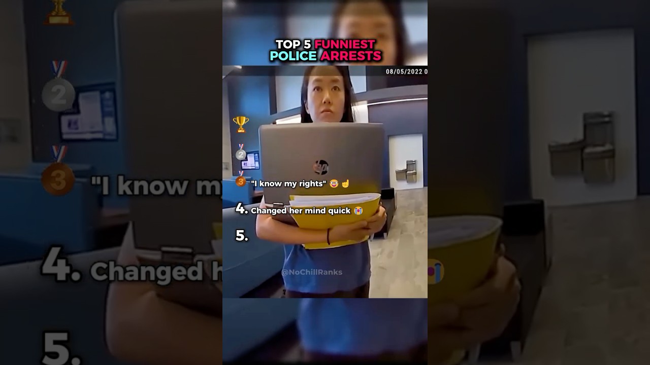 Top 5 Funniest POLICE Arrests 👮🏻‍♂️🔒