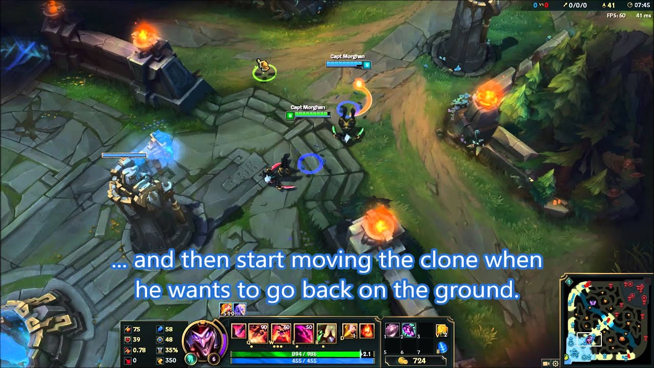 League of Legends | How to move Shaco's dancing clone [Tutorial]