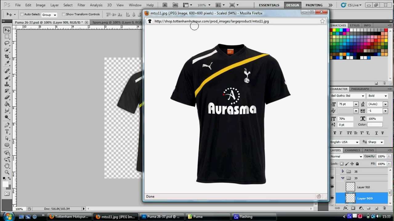 How To Make A Football Shirt On Adobe Photoshop YouTube