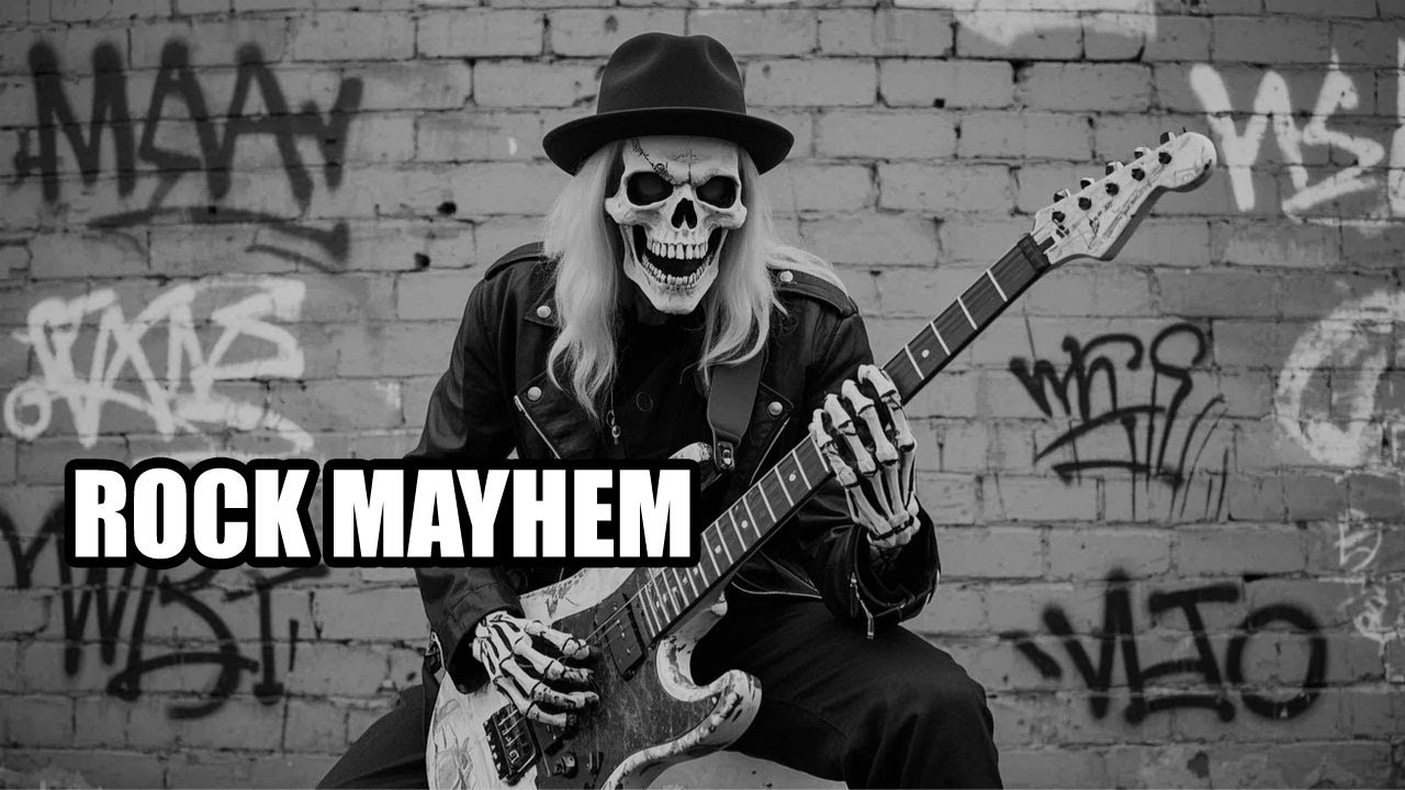 Hard Rock Mayhem –  Deep Bass Fury & Crushing Riffs | Rock Motivation Music