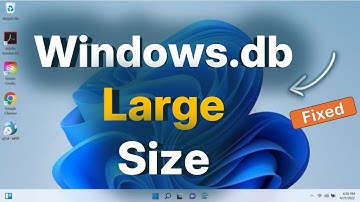 Probleem met grote bestandsgrootte van Windows.db in Windows 11: oplossen