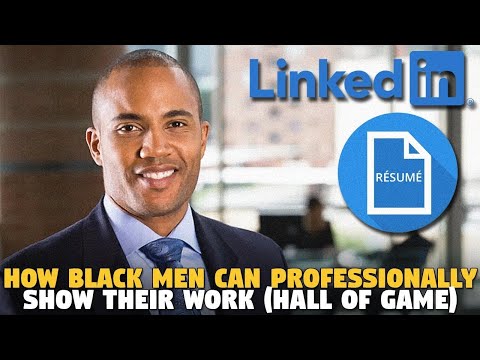 How BLACK MEN CAN Professionally Show Their WORK (HALL OF GAME)
