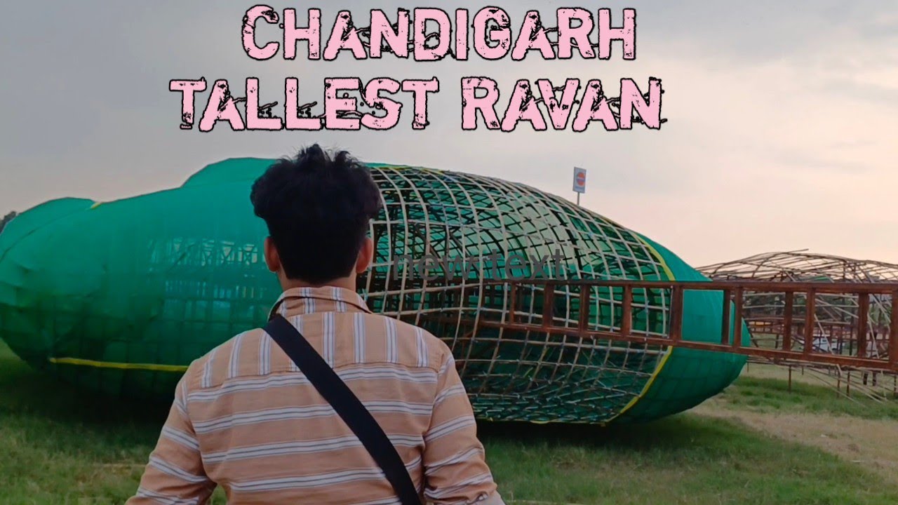 Chandigarh Tallest ravan making in 2025! 