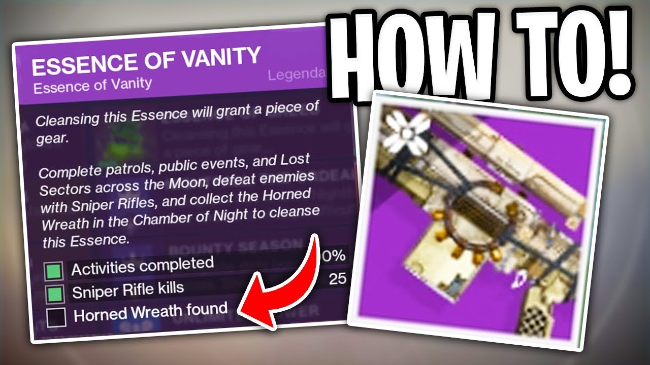 How To Get TRANQUILITY Sniper Rifle In Destiny 2! (Chamber Of Night Location / Horned Wreath)