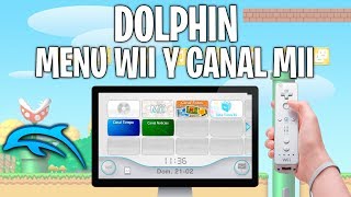 Dolphin | Instalar Menu Wii y Canal Mii #1