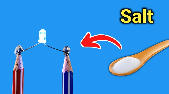 MIND BLOWING Science Experiment with 9Volt Battery and Salt!