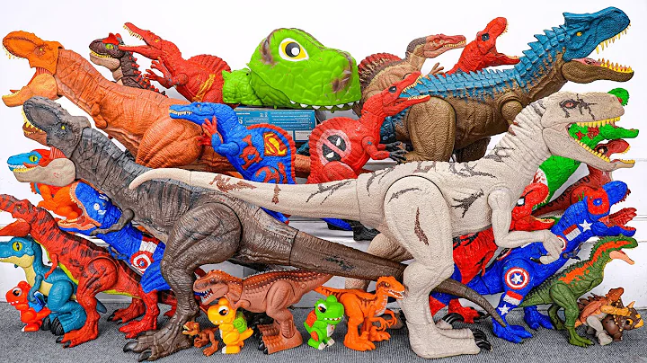 60 Minutes Satisfying with Unboxing Jurassic World Dinosaur Toy Collection ASMR | Review Toys