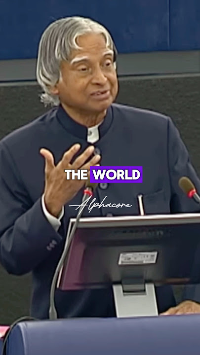 A. P. J. Abdul Kalam iconic speech at European Union