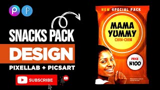 Snack Pack Design || PixelLab+ PicsArt || Niyi Amuda screenshot 5