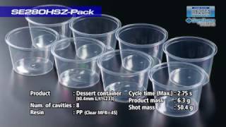 Packaging Moulding   SE280HSZ PACK All Electric Injection Moulding Machine Demo