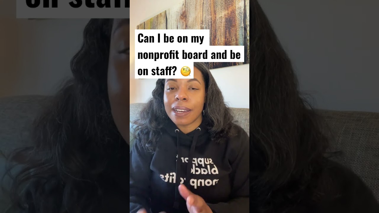 Nonprofit board and staff: can I be both?