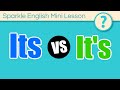 Understanding 'It's' and 'Its'