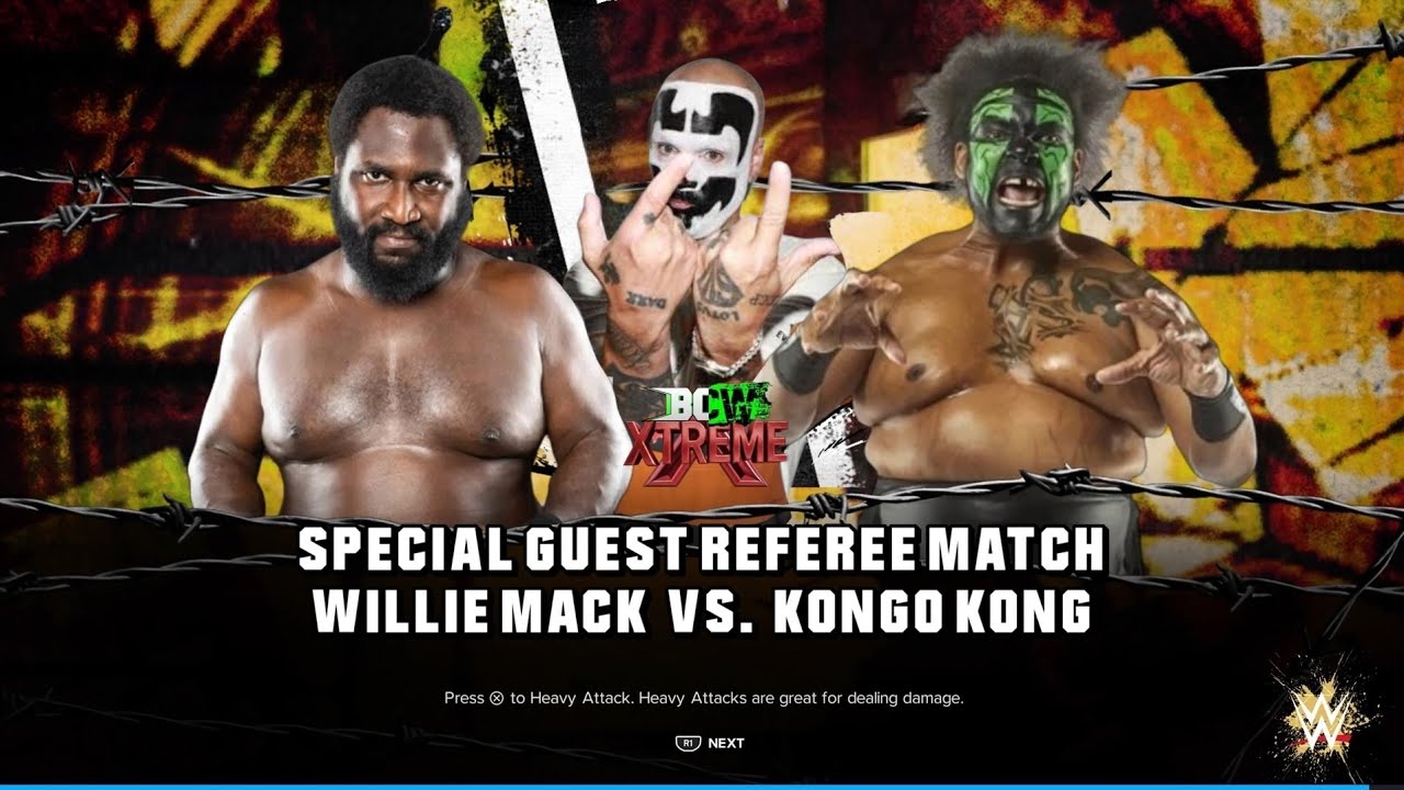 [BCW Xtreme (Ep.1) Match 1] Willie Mack vs Kongo Kong ❗️❗️❗️