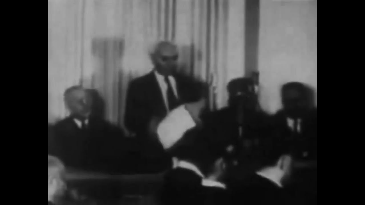 Announcement Independence Nation Israel May 14 1948 in the Tel Aviv