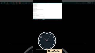 Analog clock python turtle #python #pythonprogramming #shorts #ytshorts #youtubeshorts