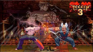 Jin Kazama vs Heihachi Mishima ft. Devil Jin - TEKKEN 3 Epic Battle but MUGEN
