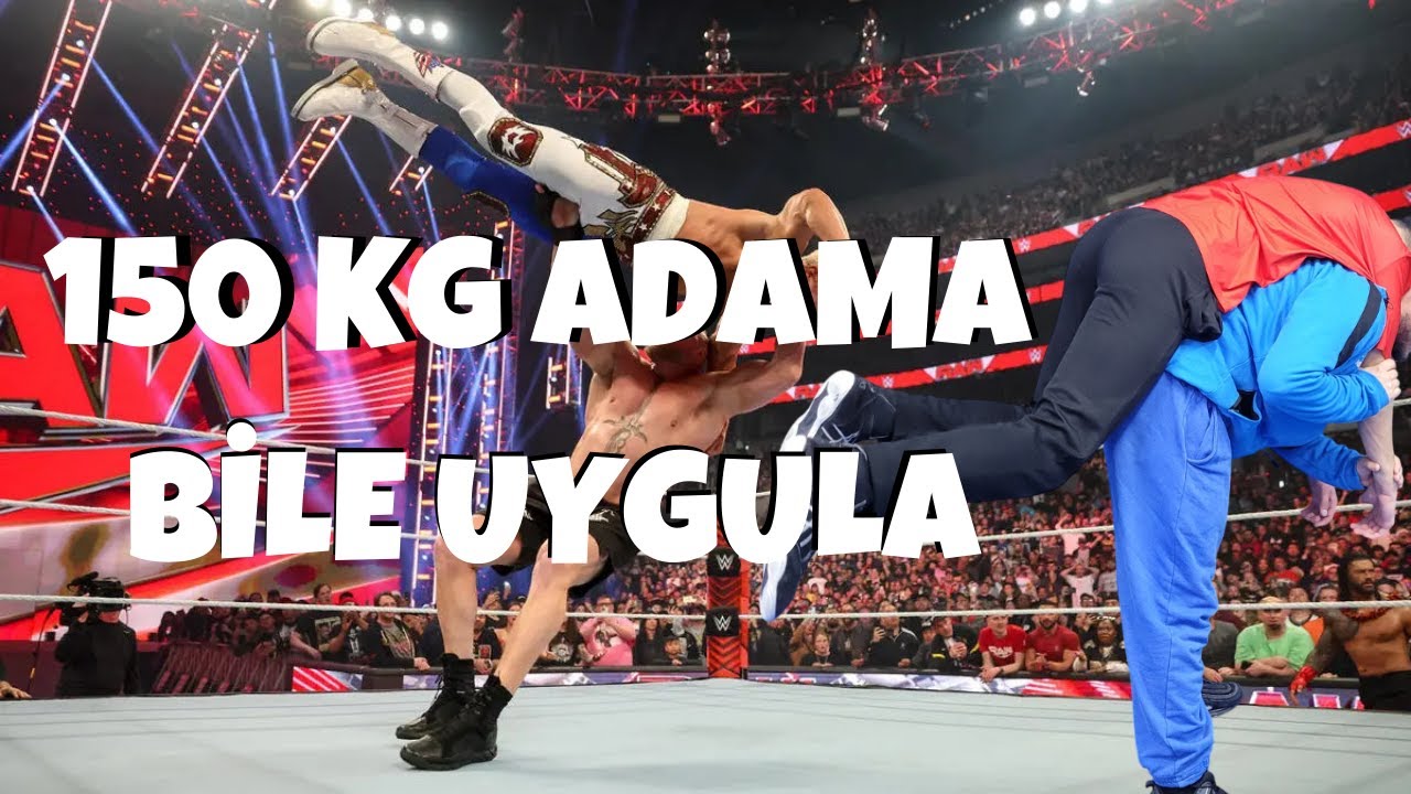 GÜREŞTE  HAVADAN RAKİNİ AT  (Tekkol- Çipe) #3