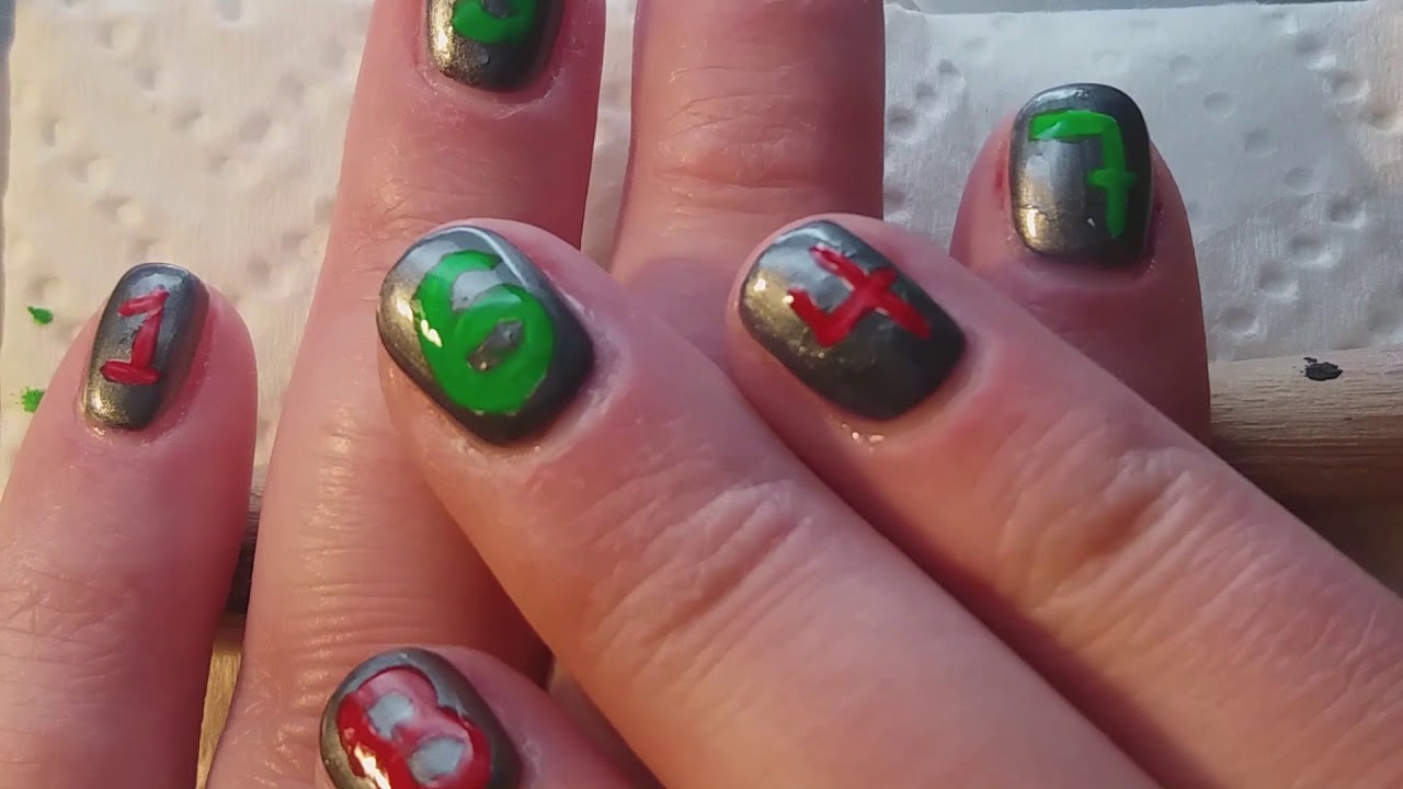 Advent Calendar Nails, Day 9
